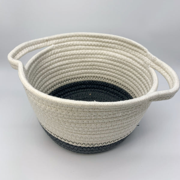 Cotton Rope Blanket Basket 9"