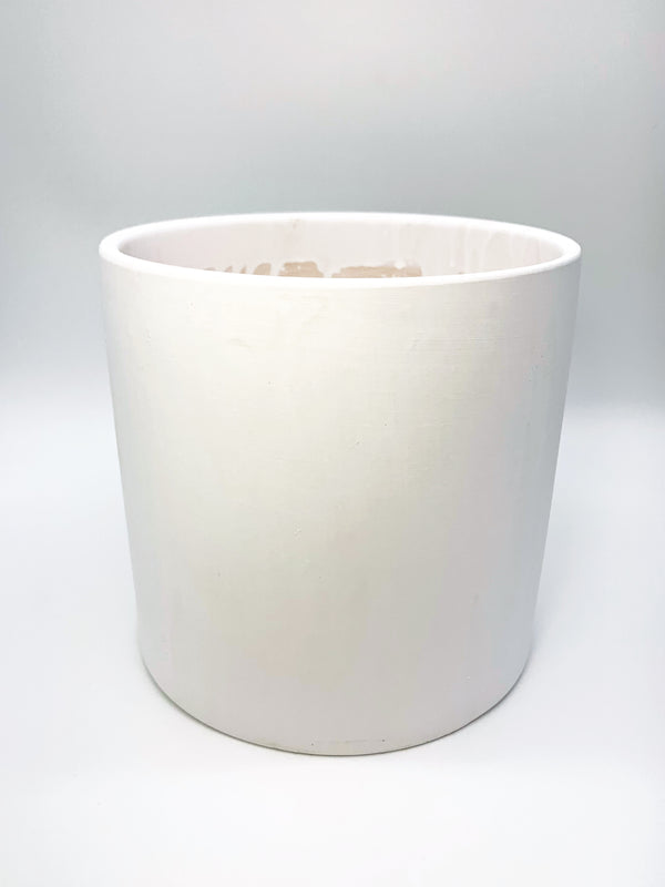 Matte White Terracotta Planter 7"