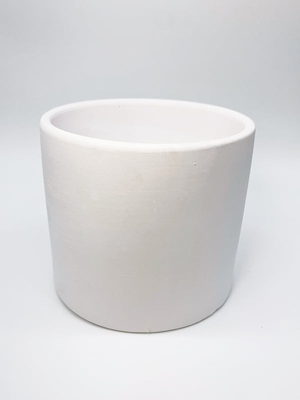 Matte White Terracotta Planter 5"